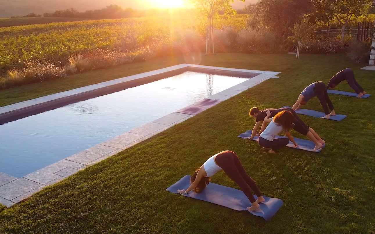 Private yoga classes at your villa in Tuscany